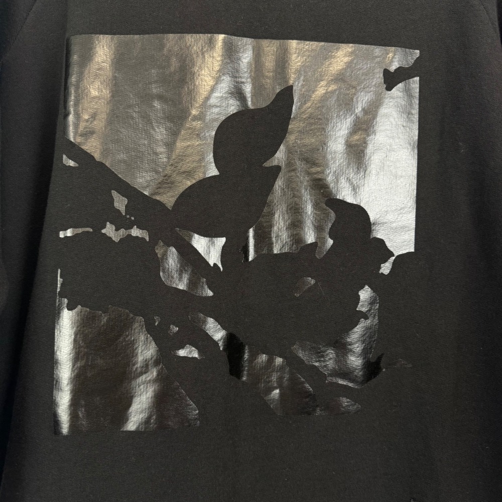 rag & bone Sweatshirt Men‎ M Black Liberty Graphic NWT - Picture 3 of 16